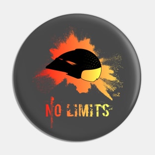 Fire helmet no limits Pin