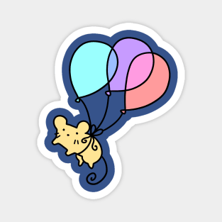 Pastel Balloon Mouse Magnet