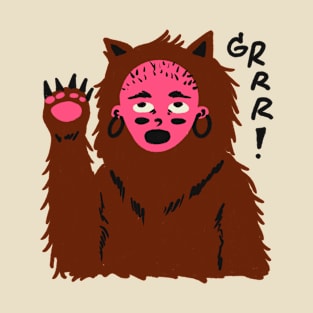 Scary Bear Grrr T-Shirt