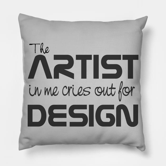 Artist Pillow by Monadikos