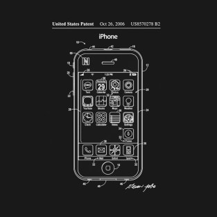 Apple iPhone Patent White T-Shirt