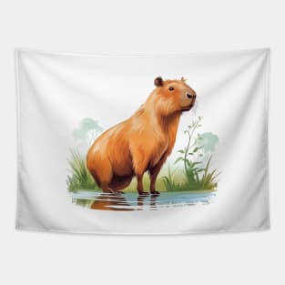 I Love Capybaras Tapestry