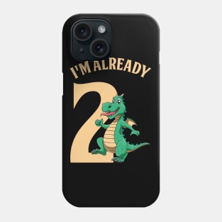 Happy Birthday Dragon Lovers Cute Kids - second Phone Case