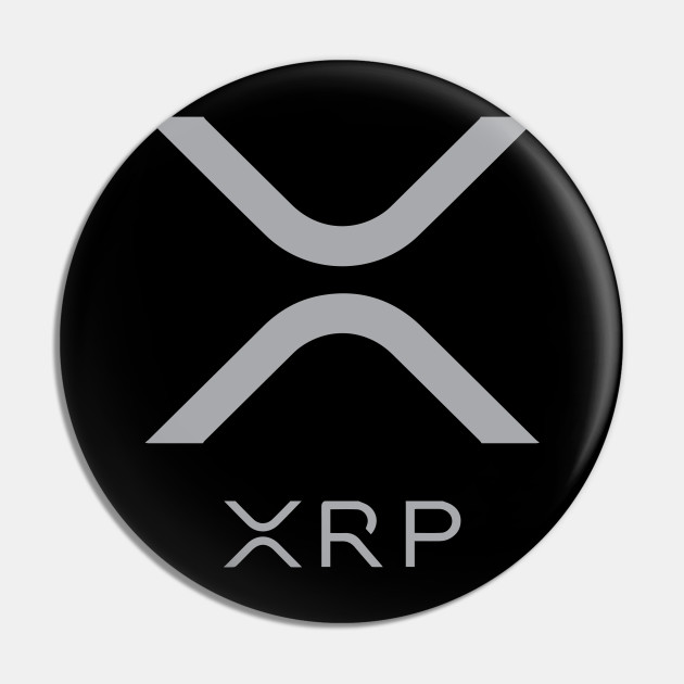 New Xrp Ripple Side By Side Logo Cryptocurrency Xrp Ripple Pin Teepublic