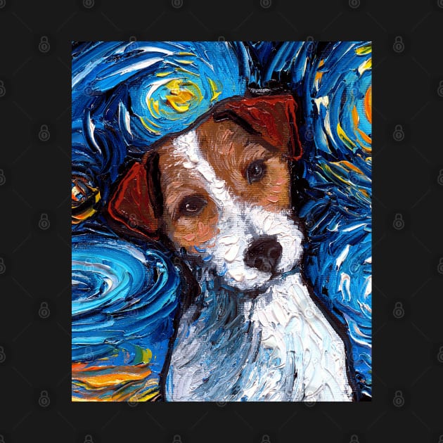 Jack Russell Night (Portrait) by sagittariusgallery