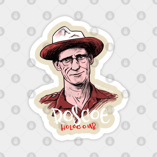 Roscoe Holocomb Magnet by adiartworks.com