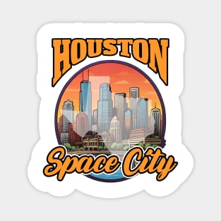 Houston Space City Magnet