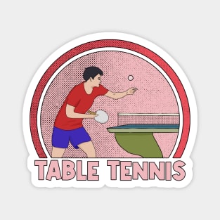 Table Tennis Magnet