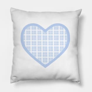 Blue Cottage Heart Pillow