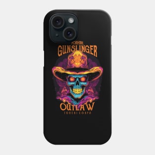 Gunslinger Cowboy Skull Phone Case