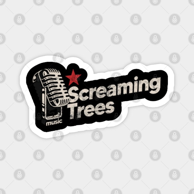 Screaming Trees / Vintage Magnet by graptail