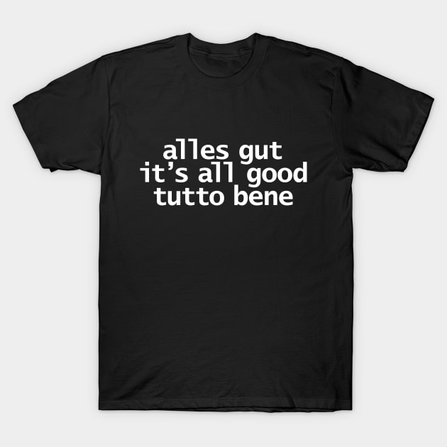 How to Pronounce Tutto Bene (All Good) in Italian 