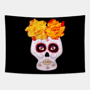 Dia de Los Muertos Catrina Halloween skull Tapestry