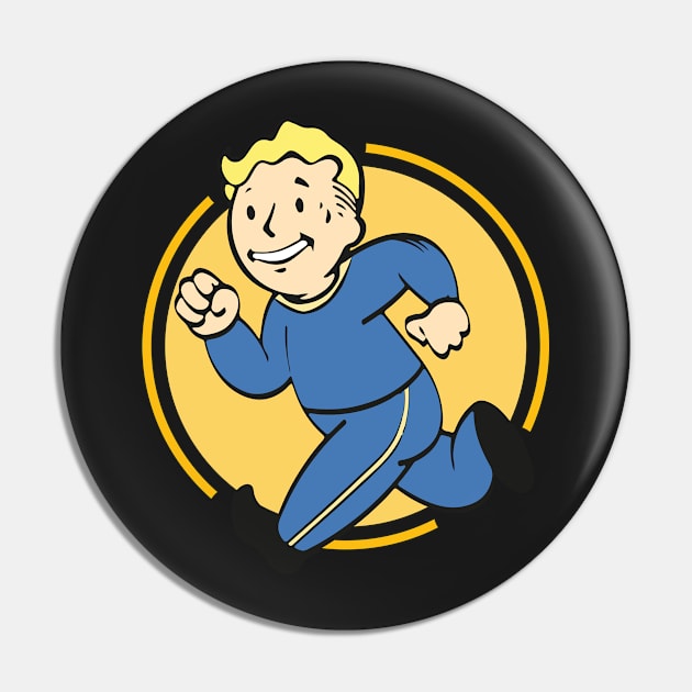 Vault boy running Pin by YourStyleB