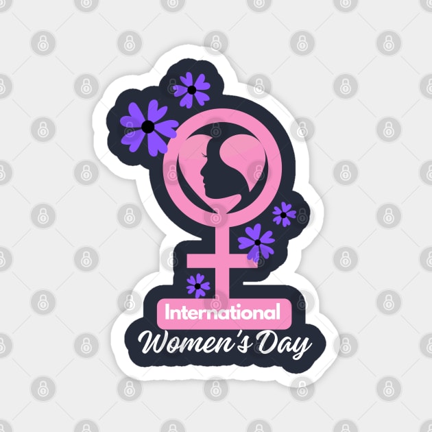 International Women's Day 2024 Inspire Inclusion Women Magnet by Kavinsky