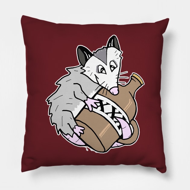 Opossum Punch Pillow by Bunk's Bizarre Bazaar