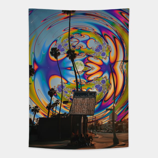 Fluid Movement Tapestry by Cajuca