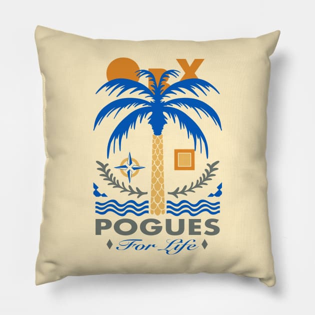 Outer Banks - Pogues For Life Pillow by Weird_Bishop