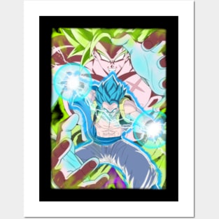 Epic fight of gogeta blue and broly - DB art site - Drawings