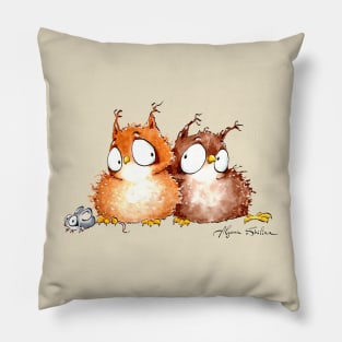 Owls in love Pillow