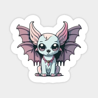 Pastel Goth Demon Puppy Kawaii Dog Magnet