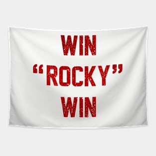 Win Rocky Win Tapestry