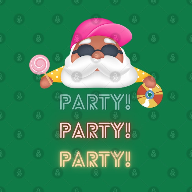 Funny vintage Santa need party by Nano-none