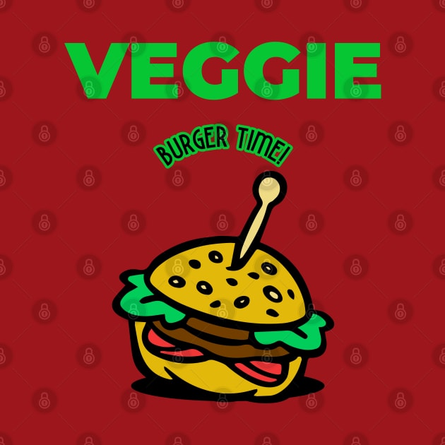 Veggie Burger Time! by TJWDraws