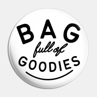 Bag Full Of Goodies. Tote Bag for All Your Stuff. Gift for Christmas. Xmas Goodies. Pin