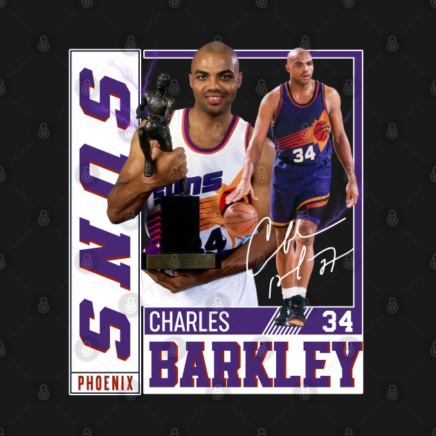 Charles Barkley The Chuck Basketball Legend Signature Vintage Graphic Retro Bootleg Style by Koch Sean