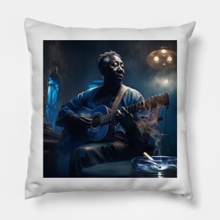 Muddy Waters Blues Musician Pillow