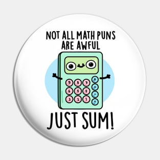 Not All Math Puns Are Awful Just Sum Cute Pun Pin