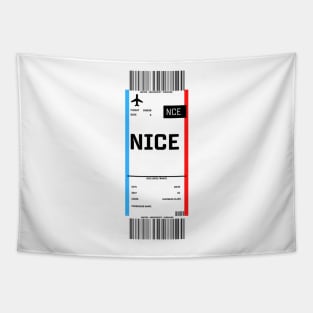 Boarding pass for Nice Tapestry