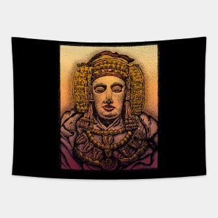 THE MYSTERIOUS LADY OF ELCHE ATLANTEAN GODDESS Tapestry