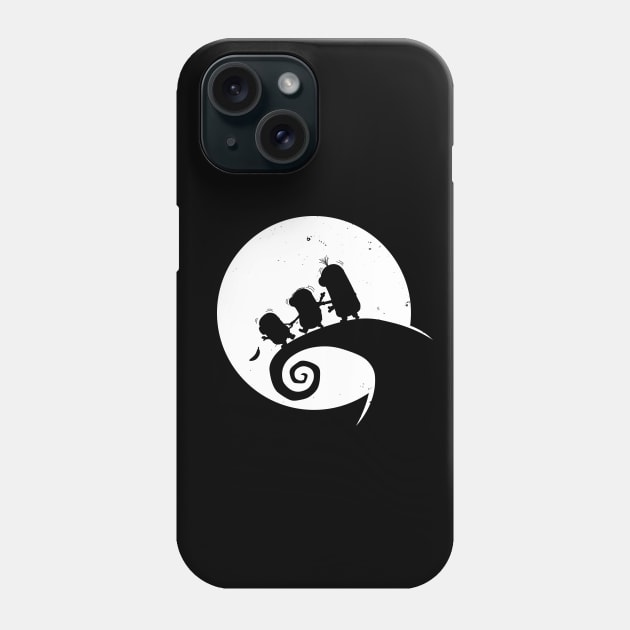 Funny Spooky Halloween Meets Christmas Movie Mashup Phone Case by BoggsNicolas