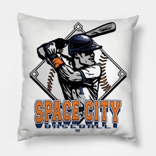 Space City Forever Baseball Diamond Pillow