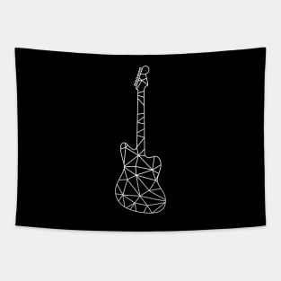 Geometric Line Electric Guitar Tapestry