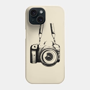 Fake Hanging Camera tourist Photographer Funny Phone Case