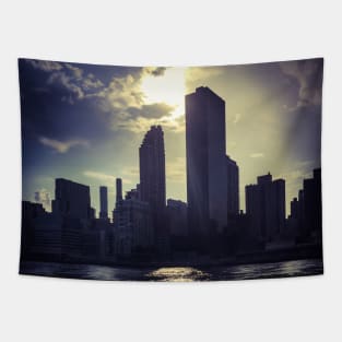 Skyline, Roosevelt Island, New York City Tapestry