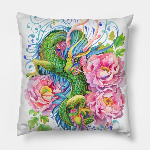 Year of the Dragon Pillow by annabucciarelli