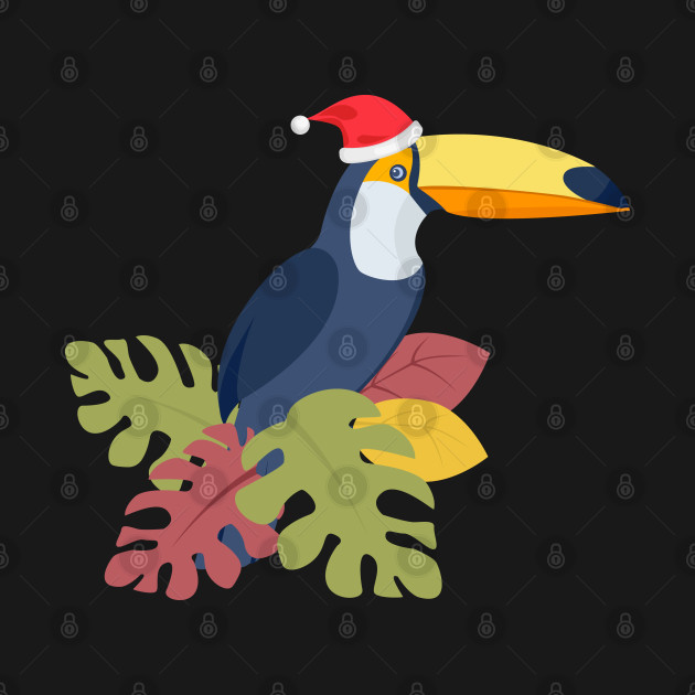 Toucan bird in red hat by CraftCloud