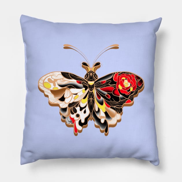 BUTTERFLY Pillow by MAYRAREINART