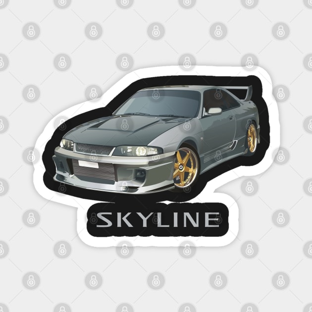 Skyline R33 Magnet by hypersporttv