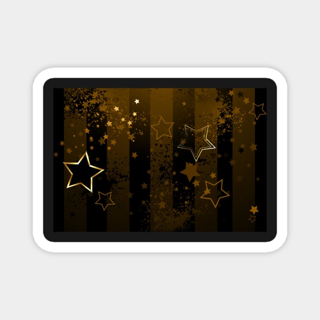 Background with Stars Magnet by Blackmoon9