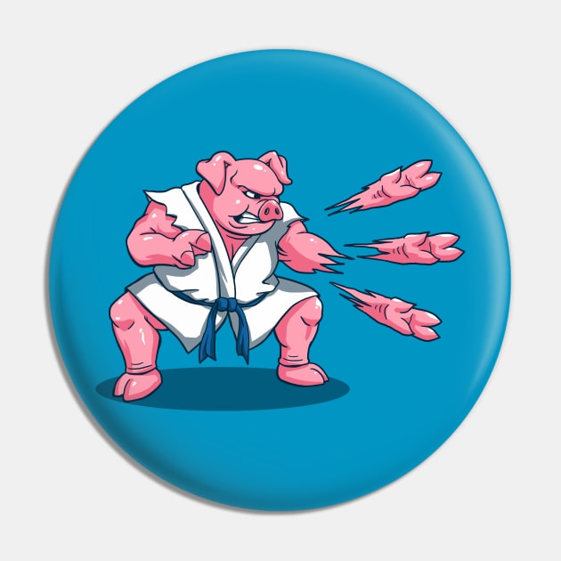 Pork Chops Pin by Vincent Trinidad Art