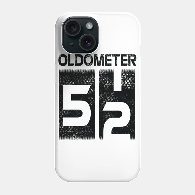 Oldometer Happy Birthday 52 Years Old Was Born In 1968 To Me You Papa Dad Mom Brother Son Husband Phone Case by Cowan79