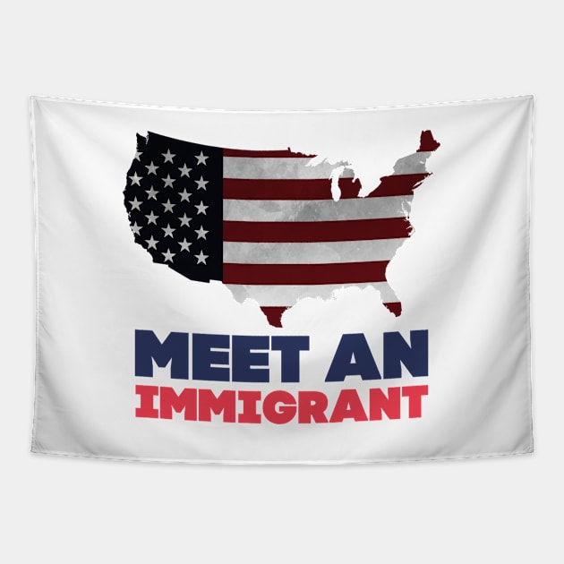 Meet an immigrant Tapestry by mangobanana
