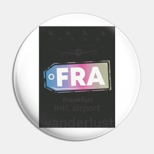 FRA Frankfurt airport Pin