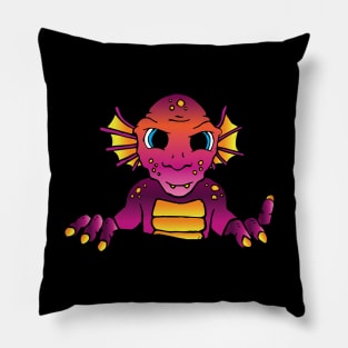 Creature From The Black lagoon Pillow