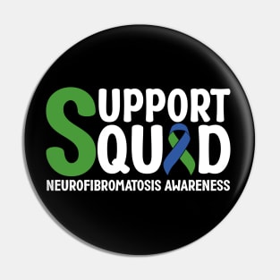 Support Squad Neurofibromatosis Awareness Pin